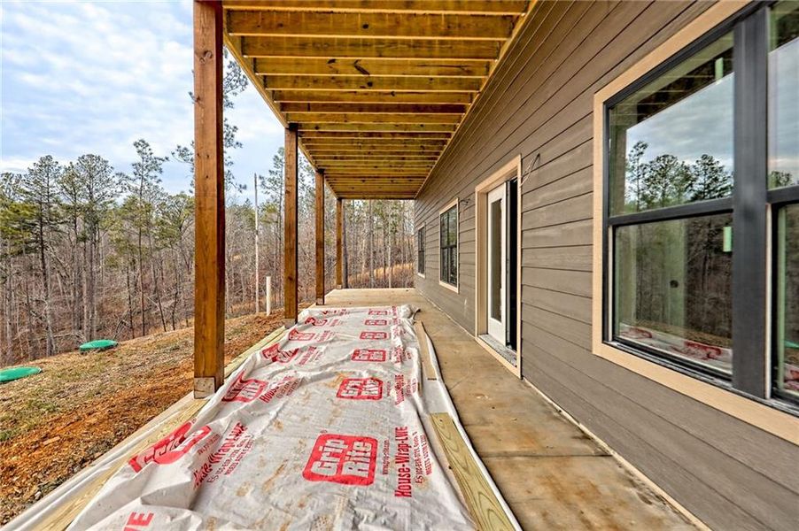 In-progress construction of a new home in , Talking Rock, GA (Image 34).