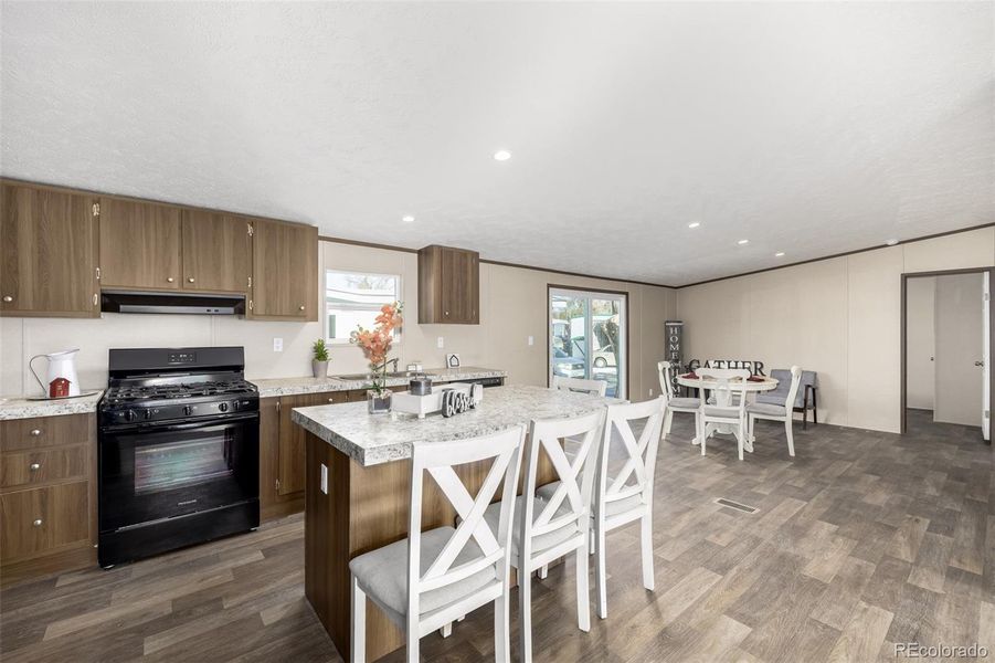Furnished interior view inside a new home in , Colorado Springs (Image 17).