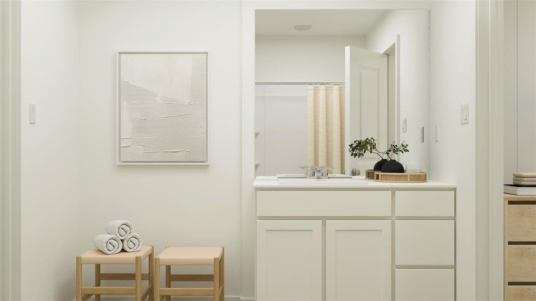 Furnished interior view inside a new home in Firefly Pointe, Hutto (Image 14).