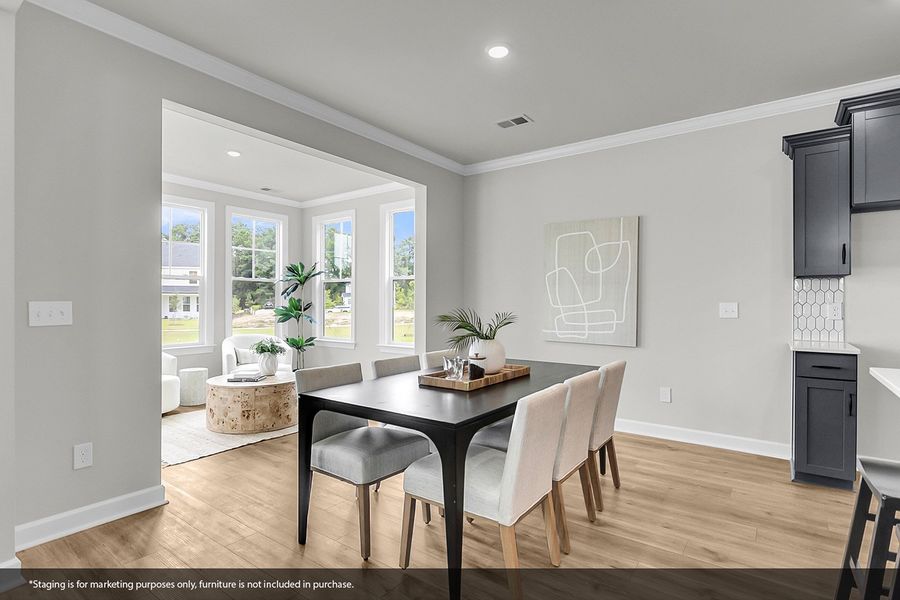 Furnished interior view inside a new home in Pineland Preserve, Summerville (Image 13).