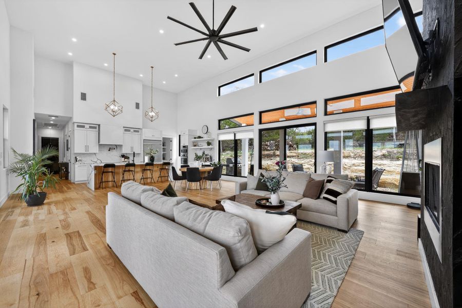 Furnished interior view inside a new home in , Spicewood (Image 7).
