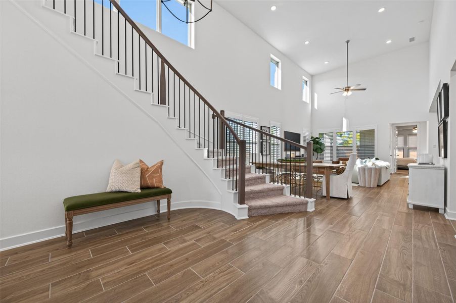 Furnished interior view inside a new home in Elyson - 40', Katy (Image 18). Furnished interior view inside a new home in Elyson - 40', Katy (Image 18).