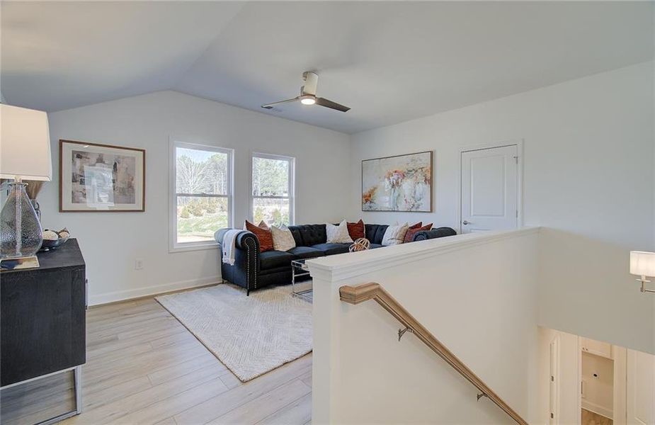 Furnished interior view inside a new home in Courtyards at Traditions, Cumming (Image 31).