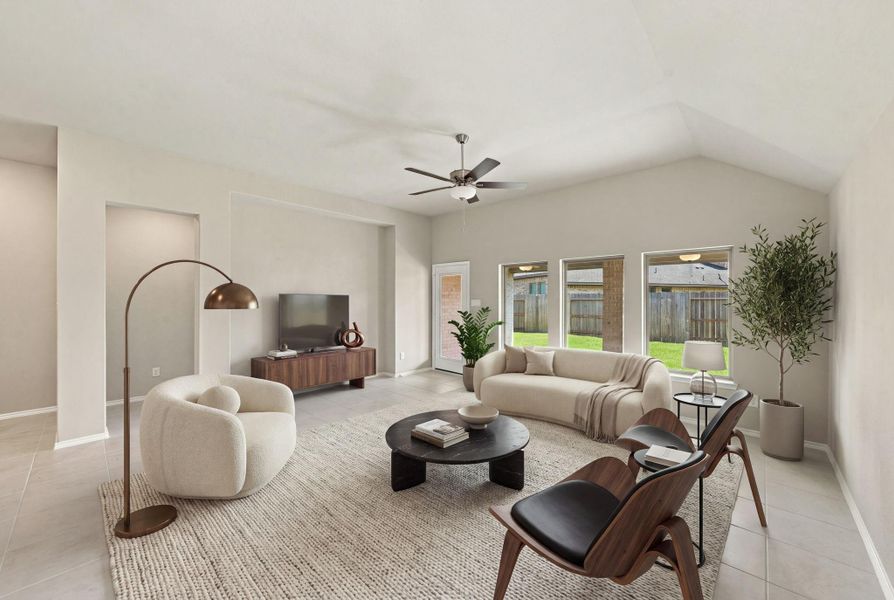 Furnished interior view inside a new home in Escondido, Magnolia (Image 14).