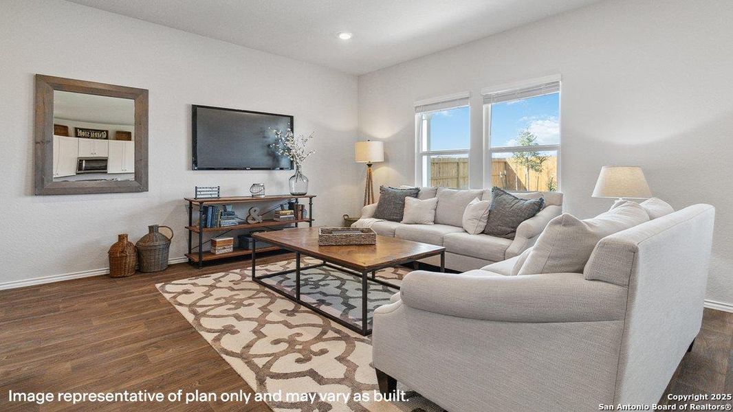 Furnished interior view inside a new home in Redbird Ranch, San Antonio (Image 21).