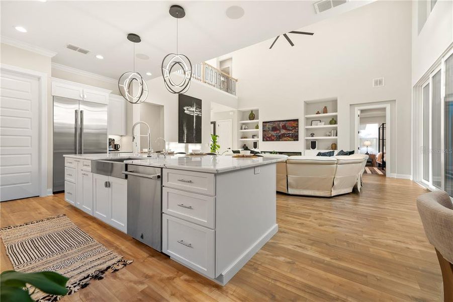 Furnished interior view inside a new home in , Flagler Beach (Image 57).