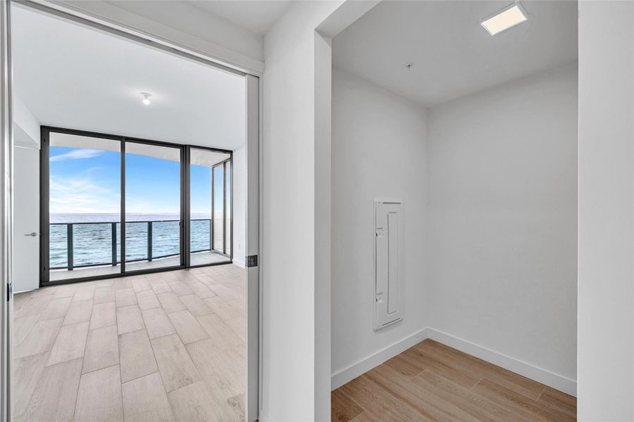 Primary with two walk-in closets and gorgeous bathroom