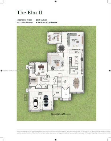 2D floor plan layout of this home in , Hollywood, FL (Image 4).