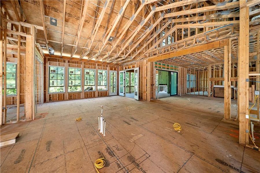 In-progress construction of a new home in Aster, Milton, GA (Image 46).