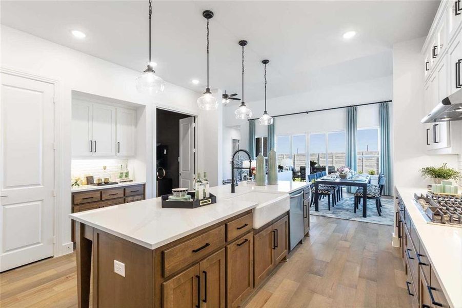 Furnished interior view inside a new home in Painted Tree, McKinney (Image 2).