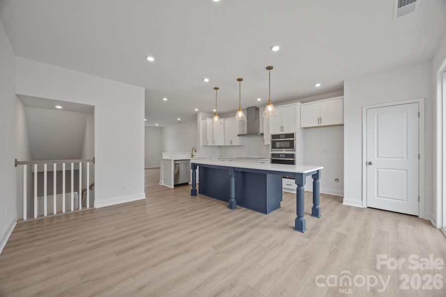 Furnished interior view inside a new home in The River District Townhomes, Charlotte (Image 6).