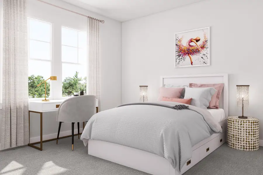 Furnished interior view inside a new home in Park Central, Georgetown (Image 11).