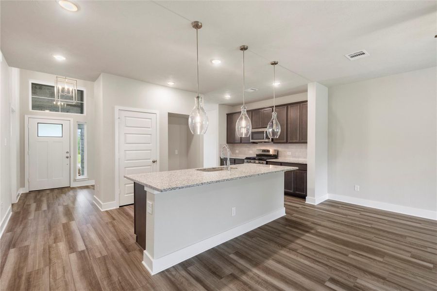 Furnished interior view inside a new home in Vintage Farms, Brenham (Image 12).