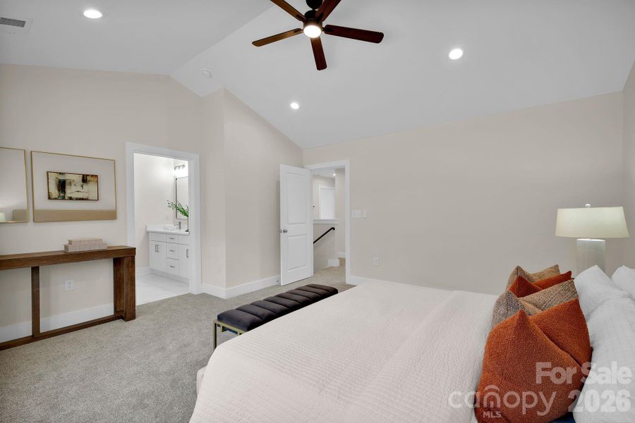 Furnished interior view inside a new home in , Statesville (Image 15).