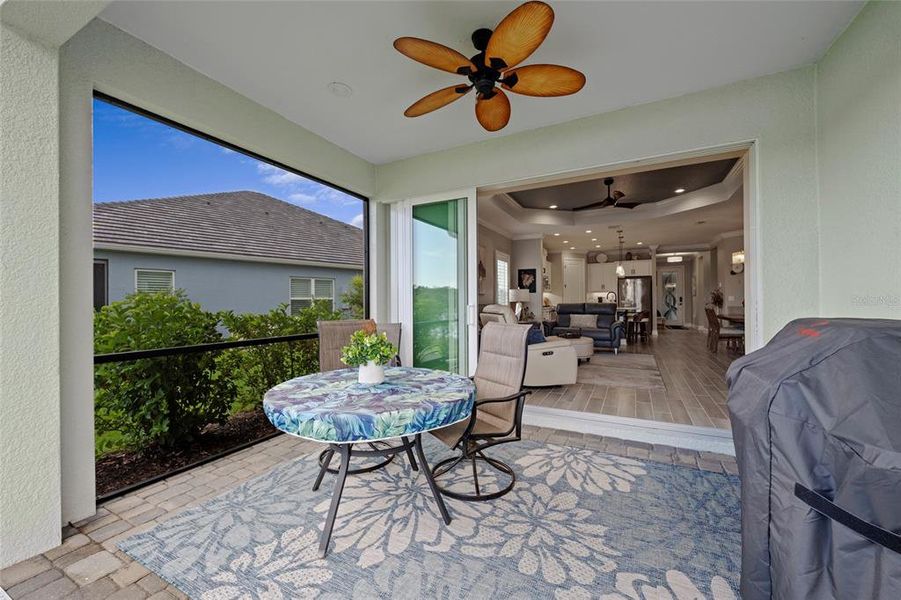 Exterior details and patio area of a home in , Sarasota (Image 23).