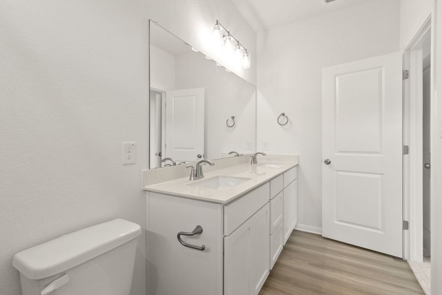 Furnished interior view inside a new home in Trace, San Marcos (Image 11).