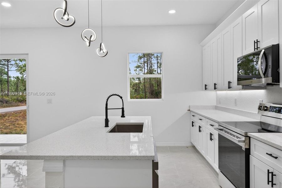 Furnished interior view inside a new home in , Lehigh Acres (Image 8).