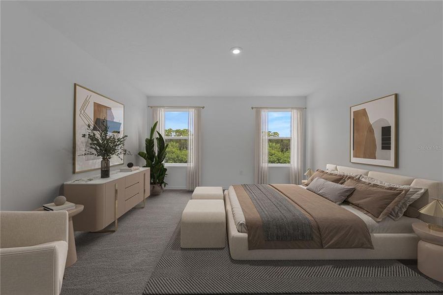 Furnished interior view inside a new home in Brack Ranch, St. Cloud (Image 24).