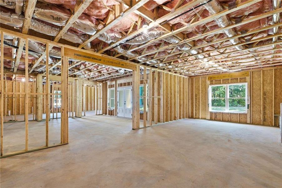In-progress construction of a new home in , Marietta, GA (Image 43). In-progress construction of a new home in , Marietta, GA (Image 43).