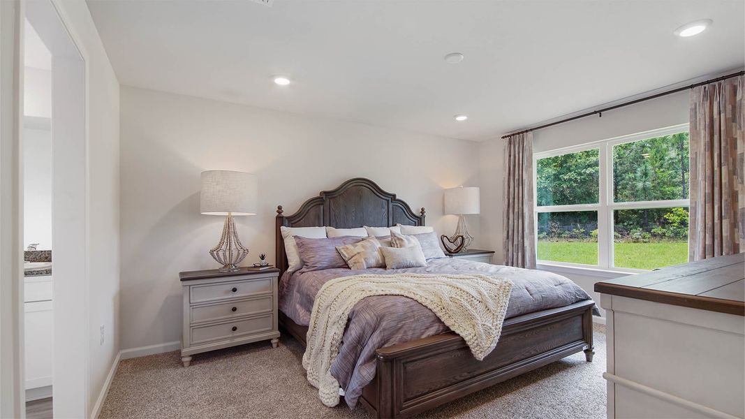 Representative furnished interior of a home built from the Cali by D.R. Horton in Ashton Park Phase III, Freeport (Image 18).