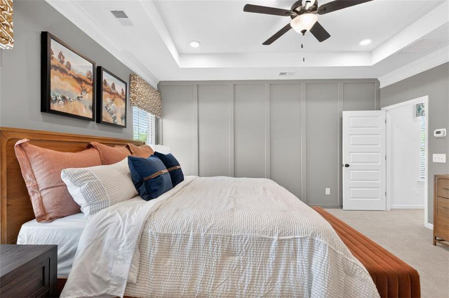 Furnished interior view inside a new home in The Stiles, Cartersville (Image 14).