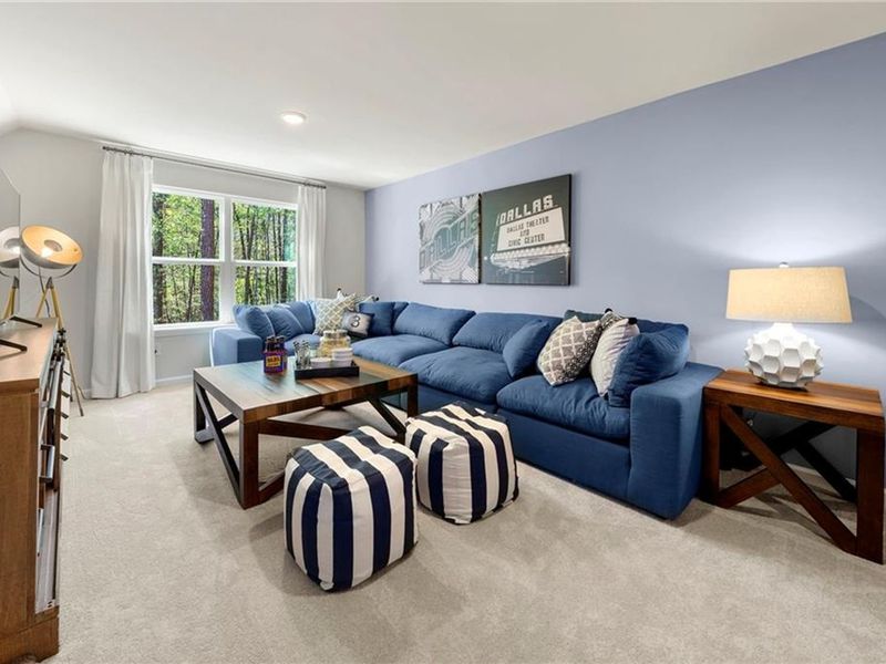 Furnished interior view inside a new home in Riverwood, Dallas (Image 55).