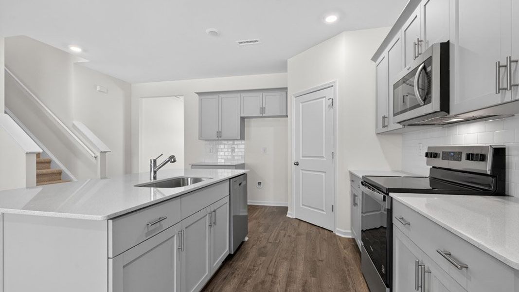 Furnished interior view inside a new home in Baker Farm, Youngsville (Image 6).