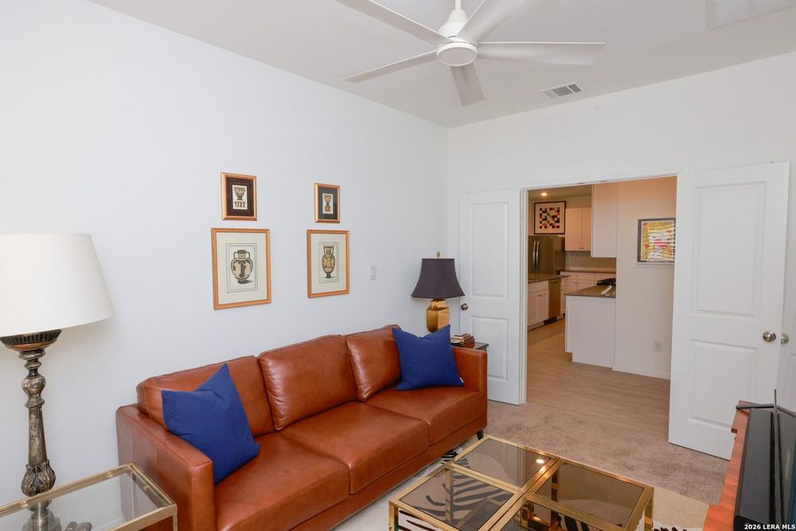 Furnished interior view inside a new home in Hidden Trails, Bulverde (Image 42).