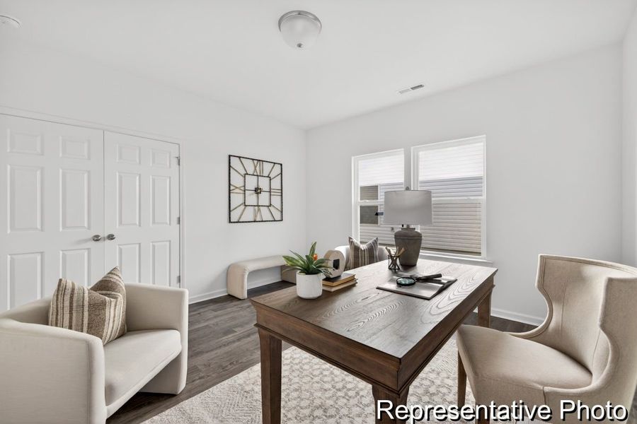 Furnished interior view inside a new home in Morgan Hills, Albemarle (Image 11).