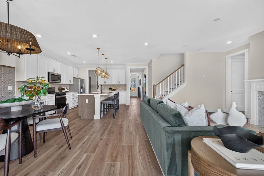 Representative furnished interior of a home built from the Wynfield by Pulte Homes in Everhour, Newnan (Image 50).