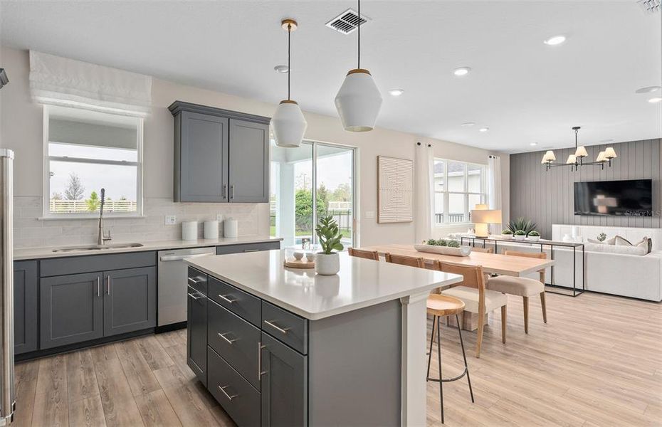 Furnished interior view inside a new home in Winding Meadows, Apopka (Image 8).