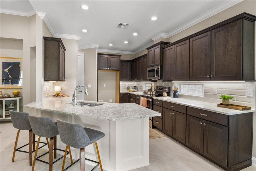 Furnished interior view inside a new home in Lake James, Lakeland (Image 29).