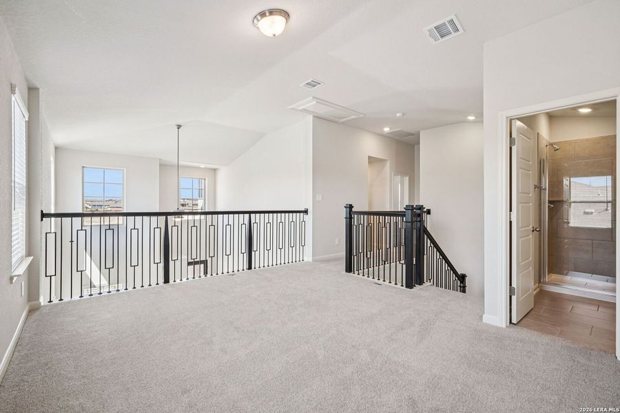Spacious, unfurnished interior of a new home in Remington Ranch, San Antonio (Image 37). Spacious, unfurnished interior of a new home in Remington Ranch, San Antonio (Image 37).
