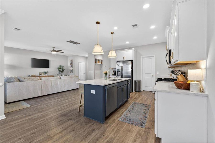 Furnished interior view inside a new home in Windsor Crossing, North Charleston (Image 18).