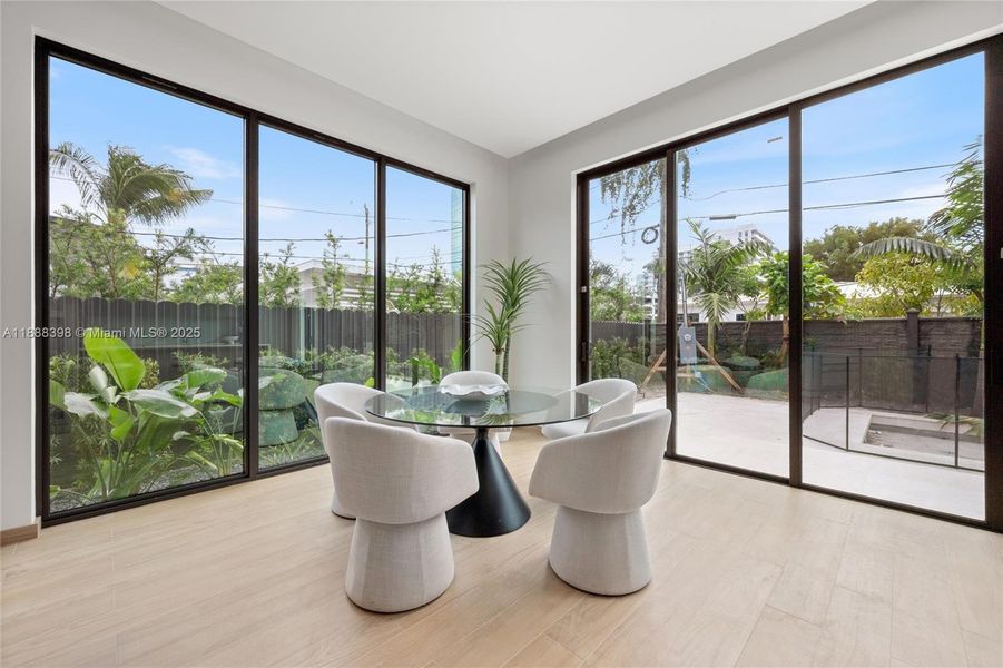 Exterior details and patio area of a home in , Miami (Image 2).