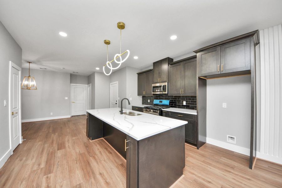 Furnished interior view inside a new home in , Houston (Image 9).
