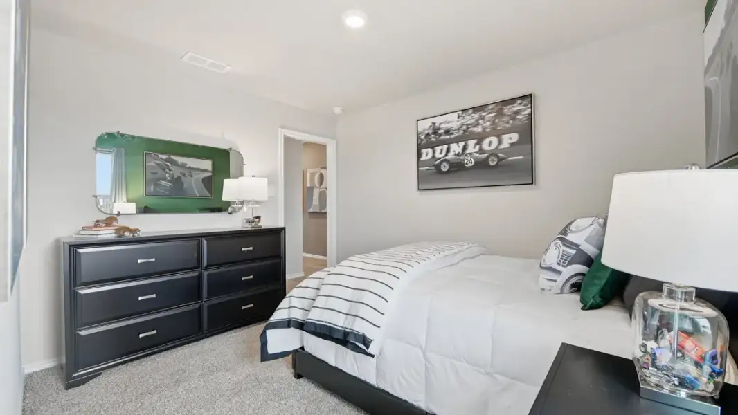 Furnished interior view inside a new home in Hadley Farms, Godley (Image 28).