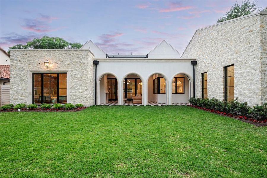 Exterior details and patio area of a home in , Dallas (Image 25). Exterior details and patio area of a home in , Dallas (Image 25).