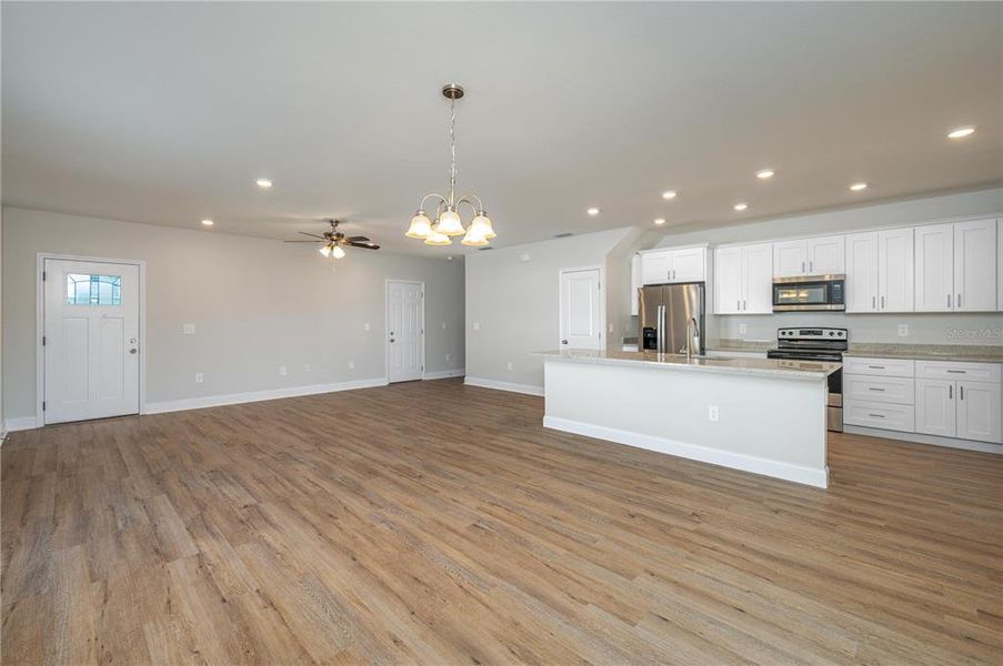 Furnished interior view inside a new home in , Lakeland (Image 14). Furnished interior view inside a new home in , Lakeland (Image 14).