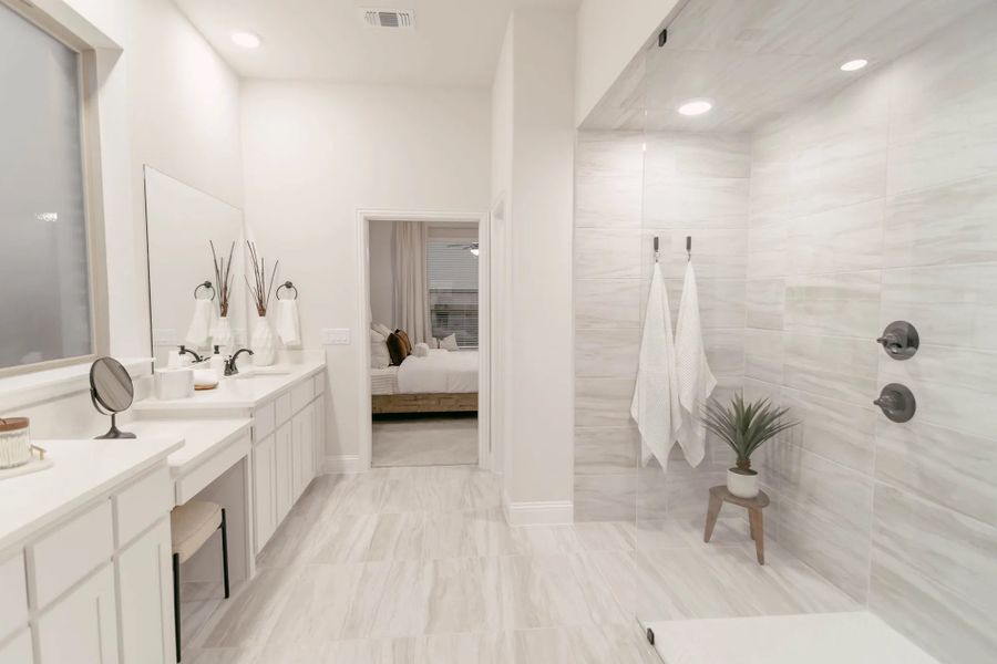 Representative furnished interior of a home built from the Victoria by Stonehollow Homes in Sister Grove II, Van Alstyne (Image 10). Representative furnished interior of a home built from the Victoria by Stonehollow Homes in Sister Grove II, Van Alstyne (Image 10).