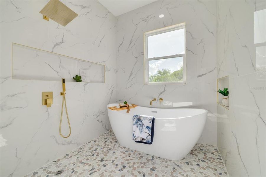 Furnished interior view inside a new home in , St. Petersburg (Image 18).