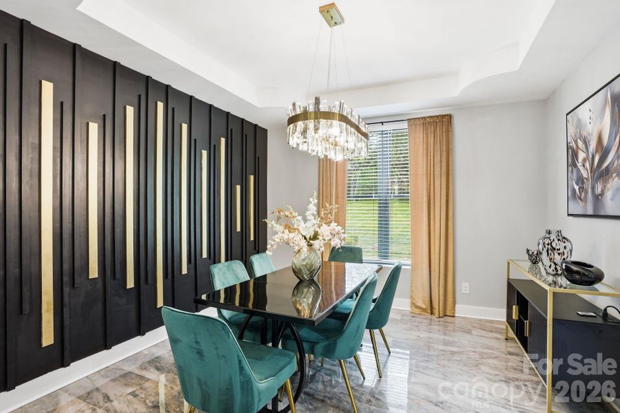Furnished interior view inside a new home in , Charlotte (Image 6).