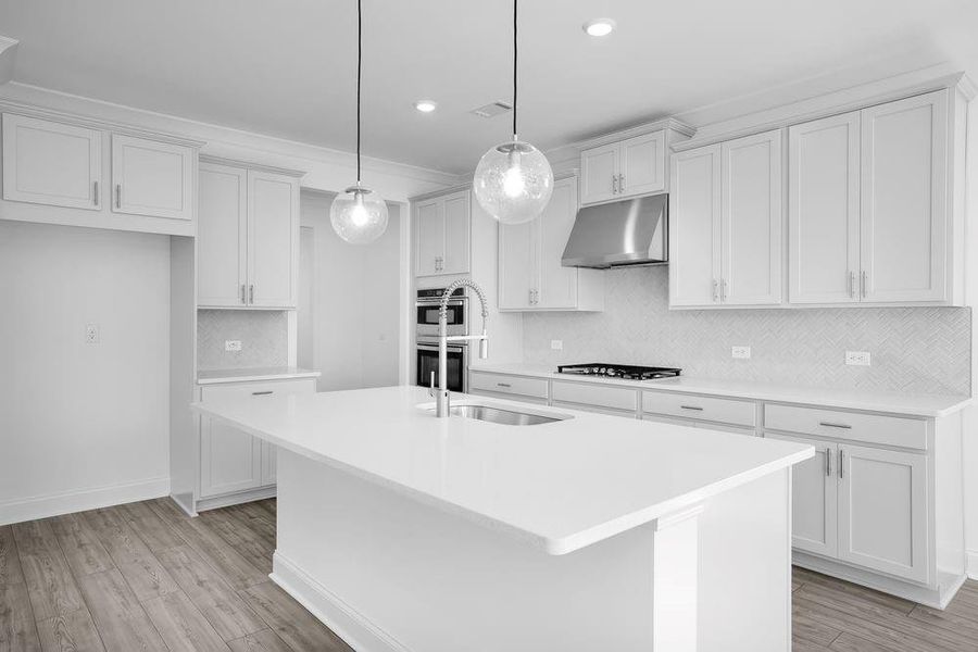 Furnished interior view inside a new home in Bailey Fence, Dacula (Image 7).