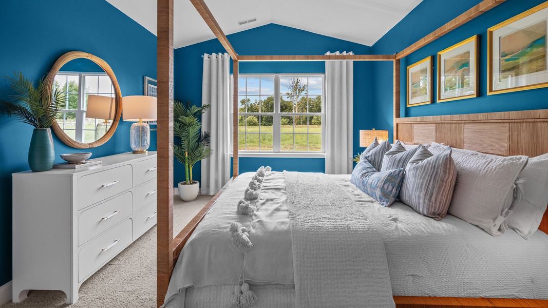Furnished interior view inside a new home in Tyler - Home on the Lake, New Bern (Image 27).