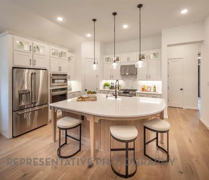 Furnished interior view inside a new home in Gateway Village - The Reserve: 50ft. lots, Denison (Image 8).