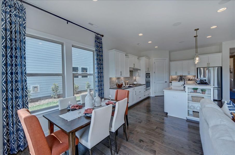Representative furnished interior of a home built from the Laney II by Taylor Morrison in Esplanade at Northgate, Indian Trail (Image 6).