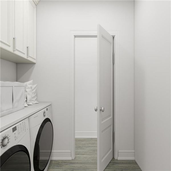 Furnished interior view inside a new home in , Cumming (Image 14).