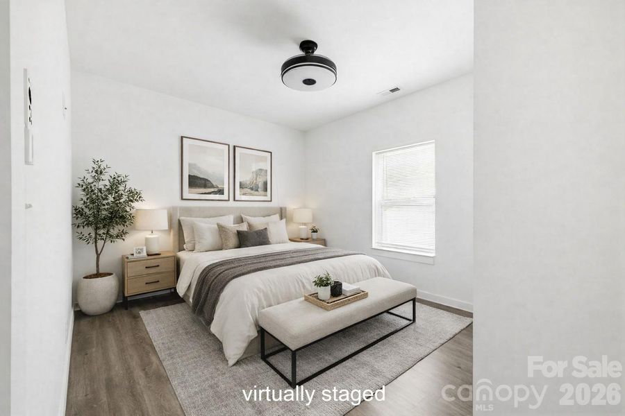 Furnished interior view inside a new home in , Hickory (Image 8).