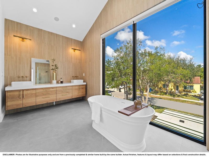 DISCLAIMER: Photos are for illustrative purposes only and are from a previously completed & similar home built by the same builder. Actual finishes, features & layout may differ based on selections & final construction details.