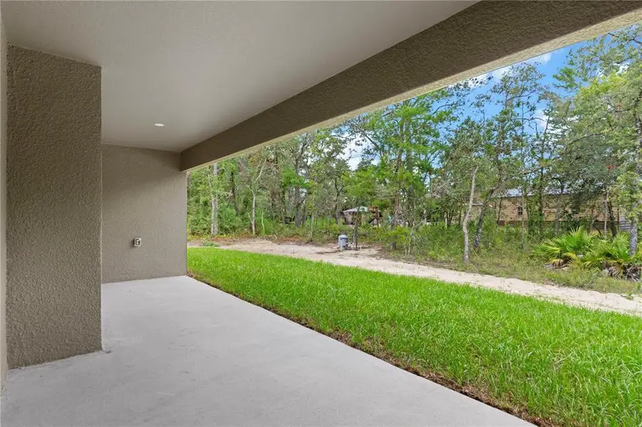 Exterior details and patio area of a home in , Weeki Wachee (Image 4). Exterior details and patio area of a home in , Weeki Wachee (Image 4).